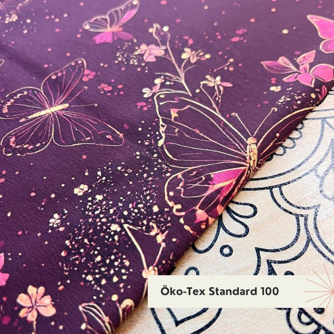 Summer Bird - Eigenproduktion von Graustufen-Stoffe